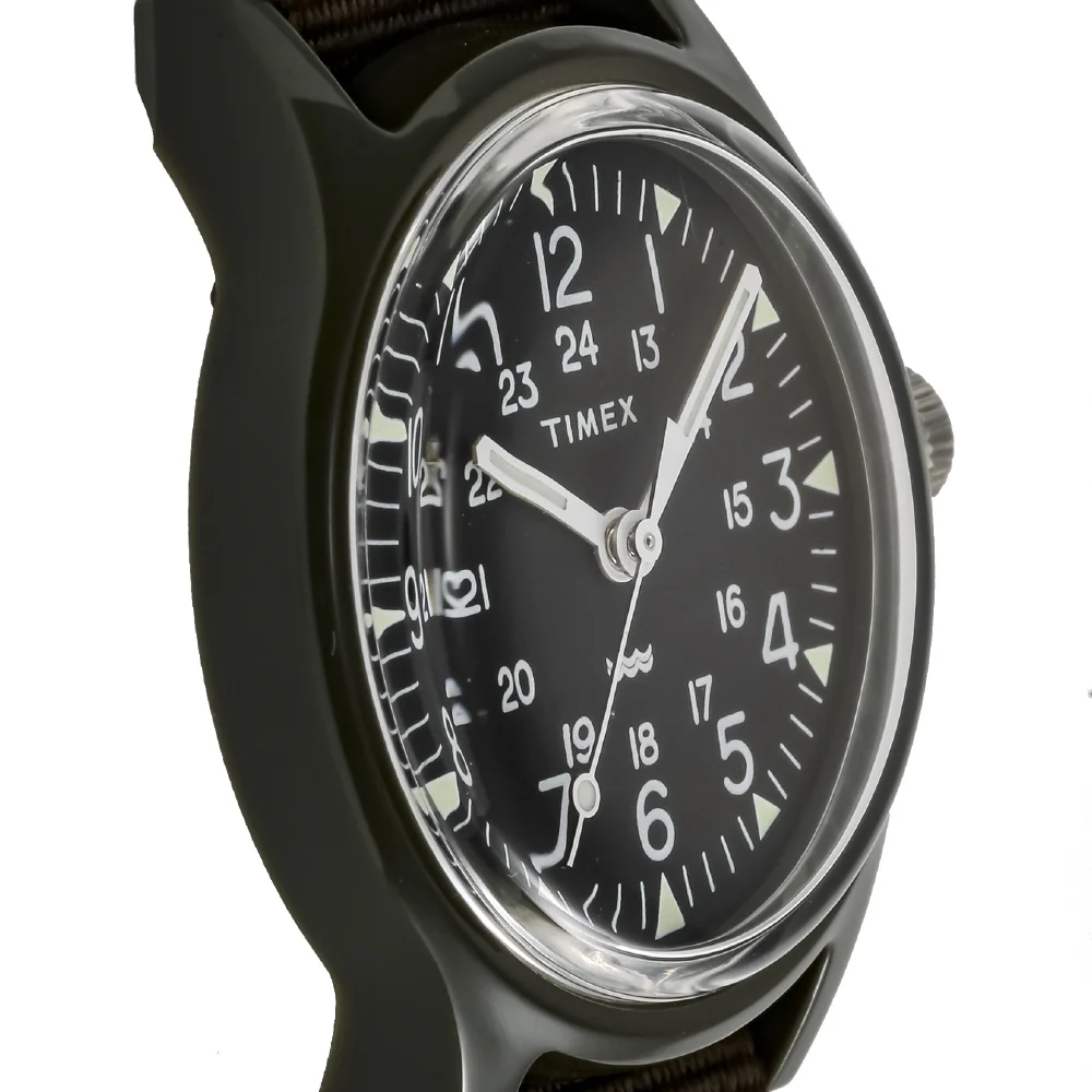 TIMEX TW2T33700 Original Camper Japan Limited Edition 1-Year Warranty Olive Green Durable Design Classic Style - Image 2