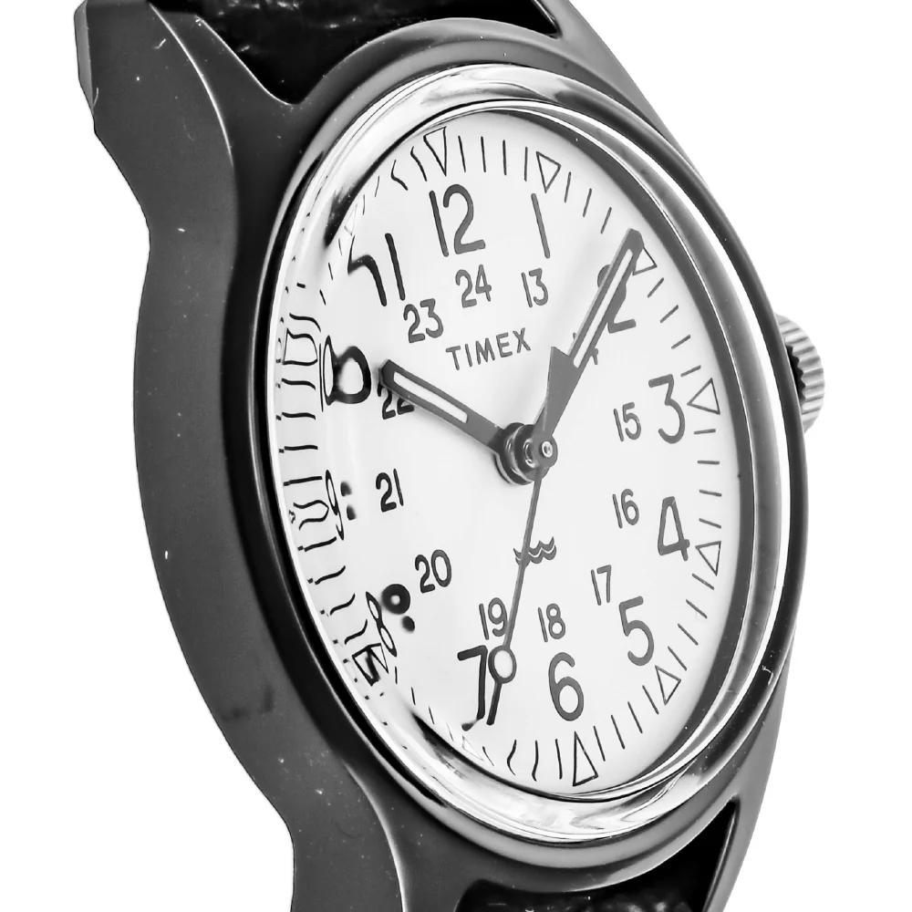TIMEX TW2T34000 Original Camper Japan Limited Edition Black Leather 1-Year Warranty Classic Design Water Resistant - Image 2