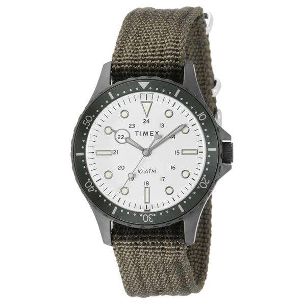 TIMEX TW2T75500 Navy XL Fabric Strap Men's Watch Water Resistant Durable Stylish Design 1-Year Warranty - Image 3