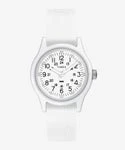 TIMEX Original Camper TW2T96200 29mm White Leather Quartz Unisex Watch - Image 3