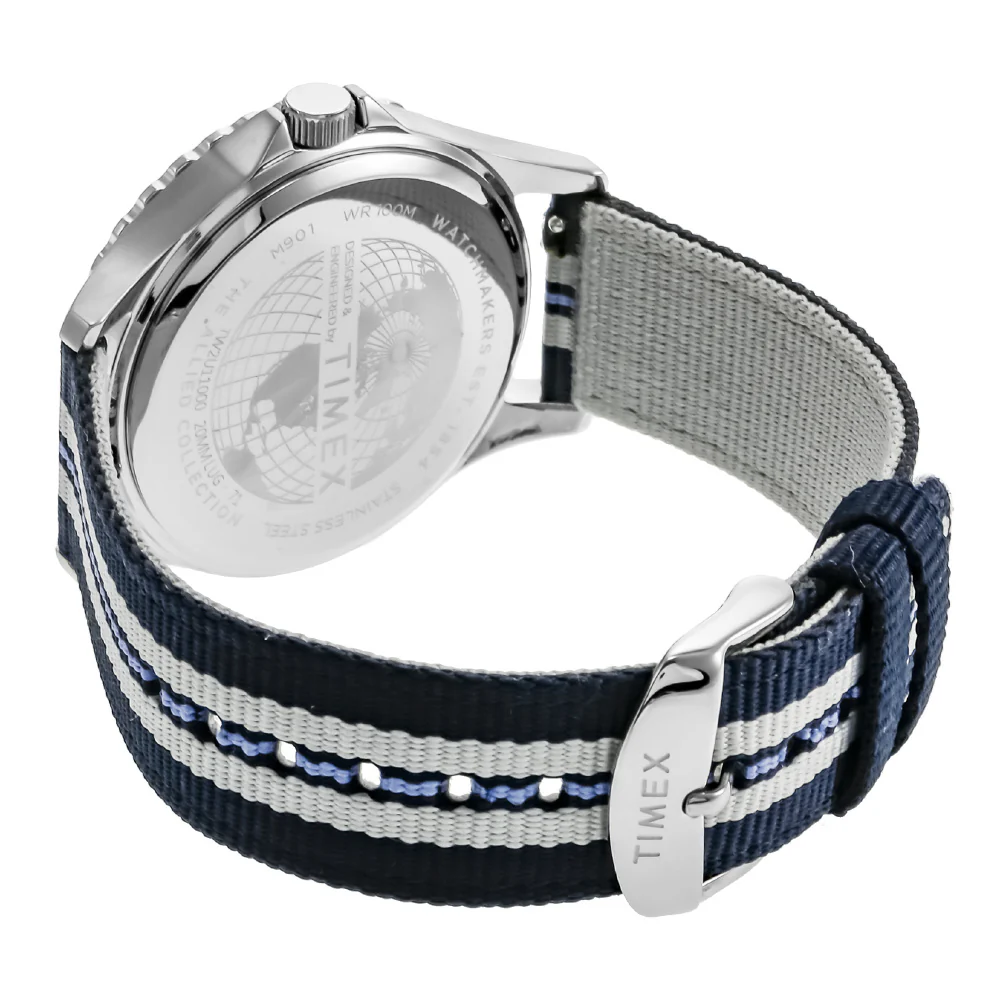 TIMEX TW2U11000 Navy XL 1-Year Warranty White Color Durable Design Water-Resistant Stylish Casual Wear - Image 4
