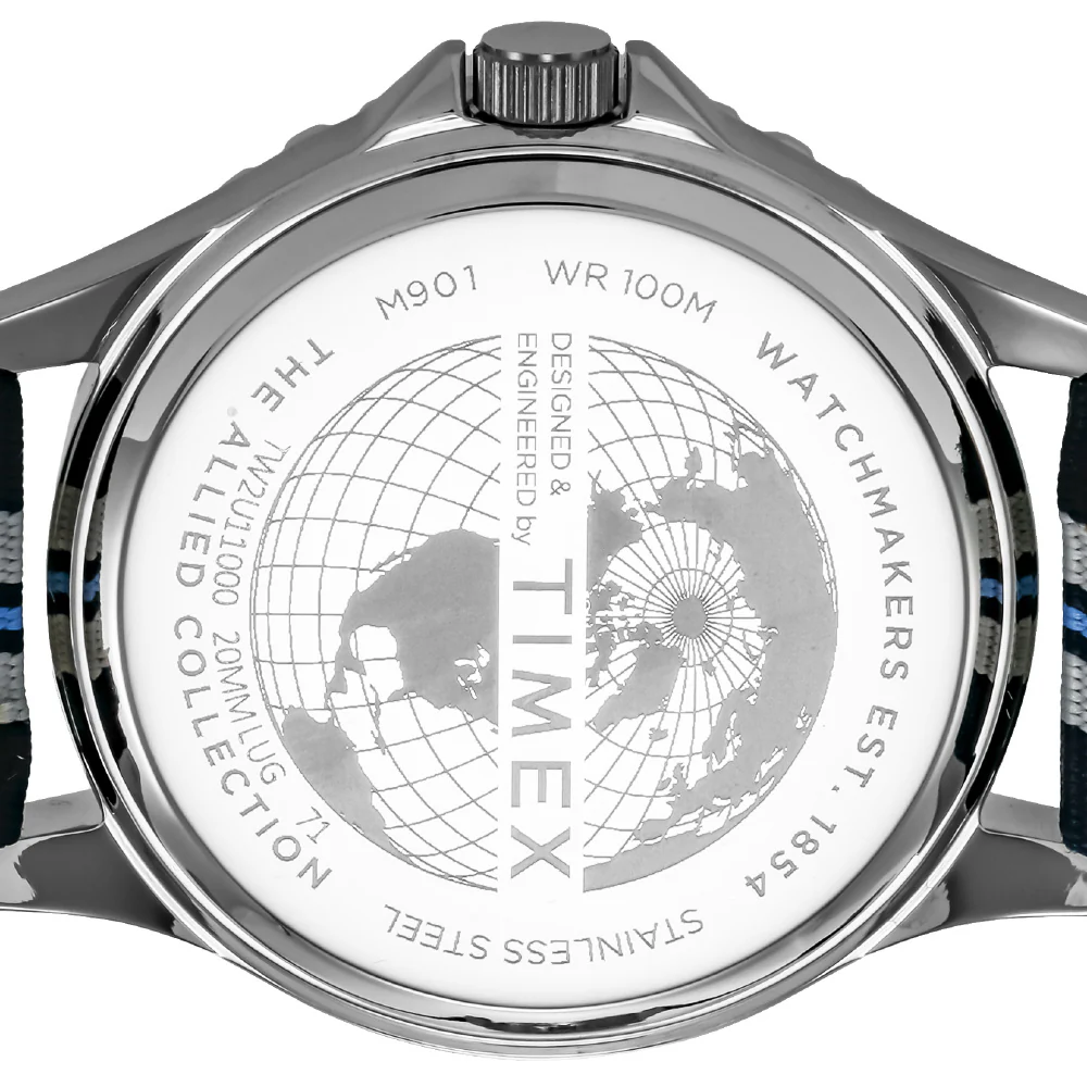 TIMEX TW2U11000 Navy XL 1-Year Warranty White Color Durable Design Water-Resistant Stylish Casual Wear - Image 5