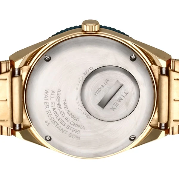 TIMEX TW2U62000 Q Timex - 1-Year Warranty Gold & Blue Watch | Genuine TIMEX Product - Image 6
