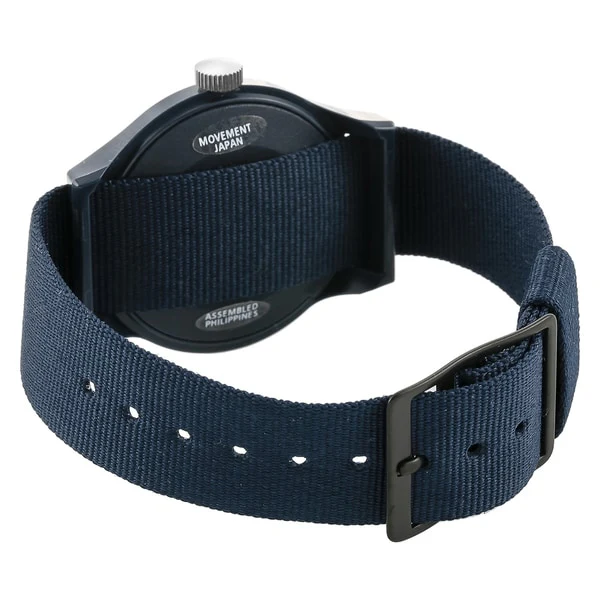 TIMEX TW2U84200 Camper MK1 Original Nylon Belt Watch in Ivory and Navy with Unisex Design and 1 Year Warranty - Image 5