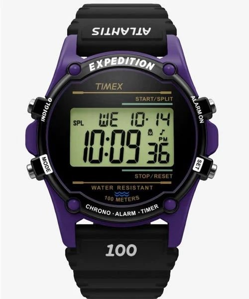 TIMEX Atlantis 100 TW2U91600 Quartz Unisex Purple Watch - Image 2