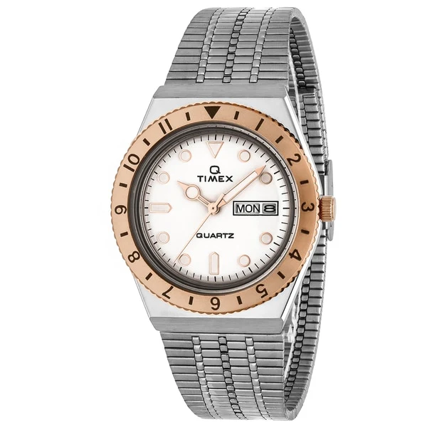 TIMEX TW2U95600 Unisex 36MM Metal Band Stylish Design Water Resistant 1-Year Warranty