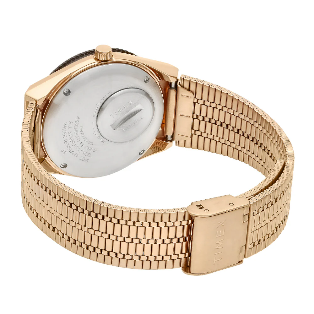 TIMEX TW2U95700 Elegant Pink Gold Design Water Resistant 1-Year Warranty Stylish Women's Watch - Image 4