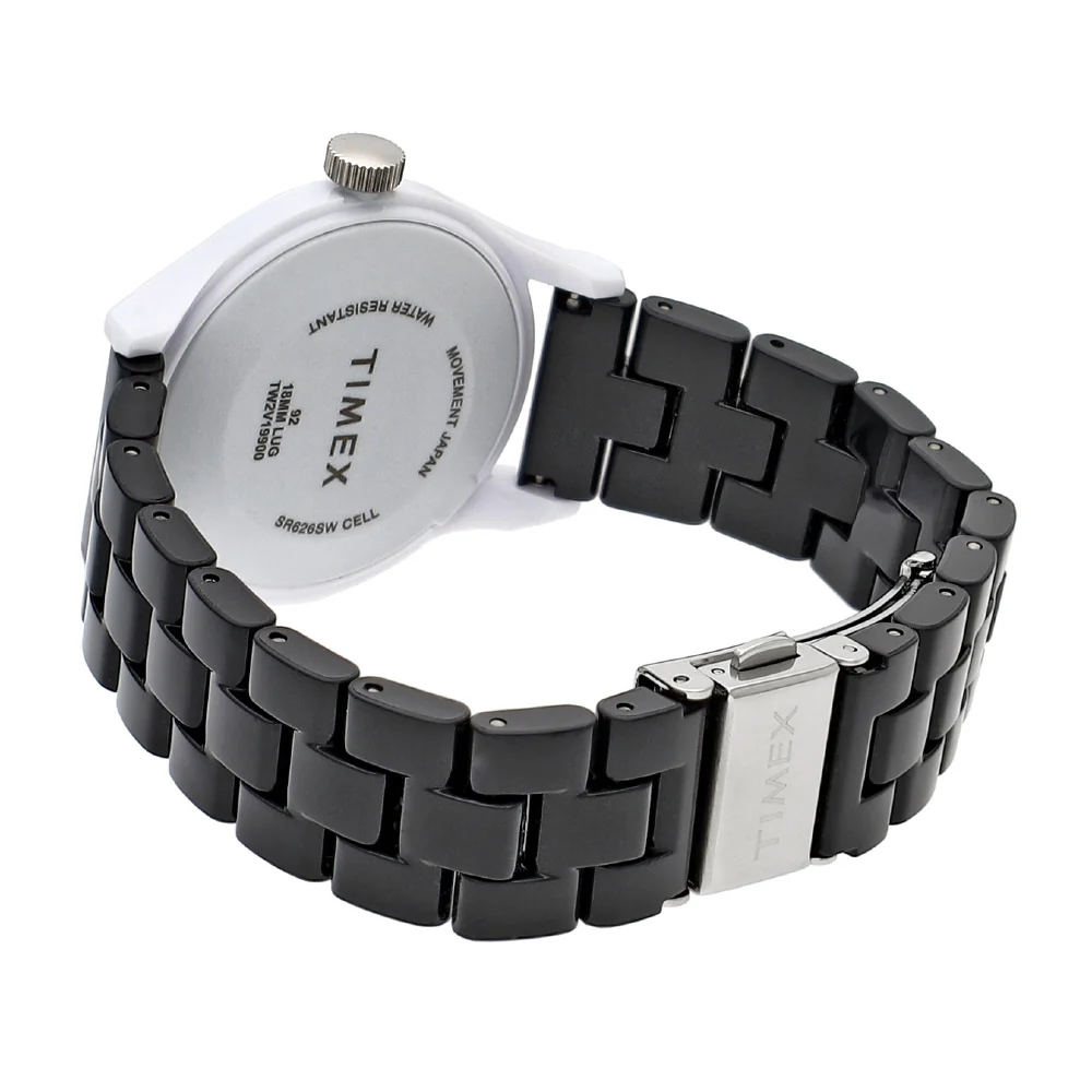 TIMEX TW2V19900-2 Classic Tile Collection Original Camper Black Dial Black Band Water Resistant Durable Design 1-Year - Image 4