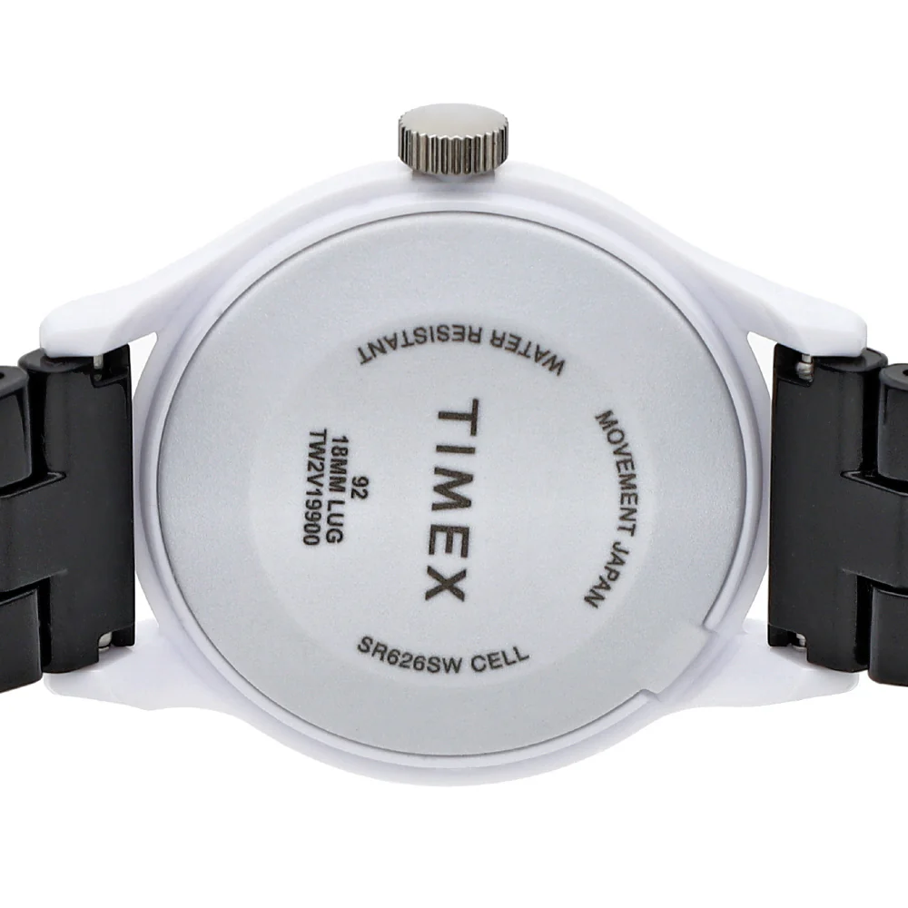 TIMEX TW2V19900-2 Classic Tile Collection Original Camper Black Dial Black Band Water Resistant Durable Design 1-Year - Image 5