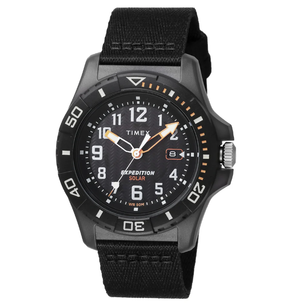 TIMEX TW2V40500 Expedition North Free Dive Ocean 1-Year Warranty Black Water Resistant Durable Design