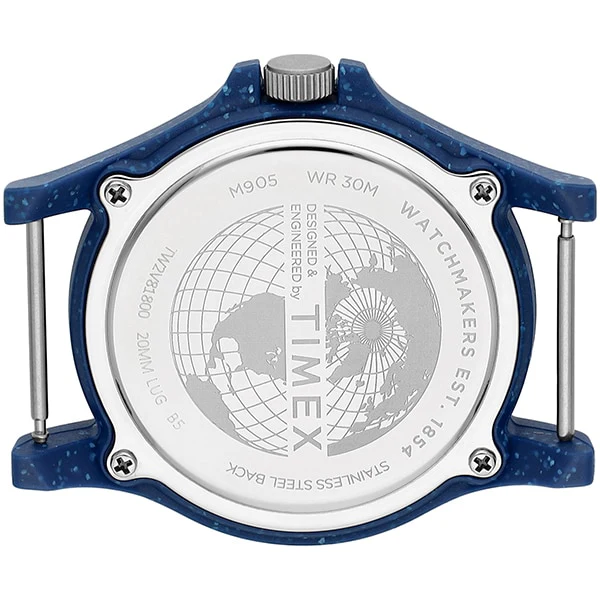 TIMEX TW2V81800 Reclaim Ocean 1-Year Warranty TIMEX - Genuine Blue Watch with Eco-Friendly Design - Image 6