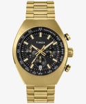 TIMEX Legacy Tonneau TW2W22100 Gold Chronograph Quartz Unisex Watch - Image 3