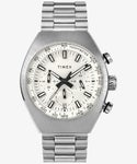 TIMEX Legacy Tonneau TW2W22200 Silver Chronograph Quartz Unisex Watch - Image 3