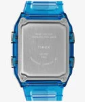 TIMEX Q LCA TW2W45100 Transparent Blue Quartz Unisex Watch - Image 4
