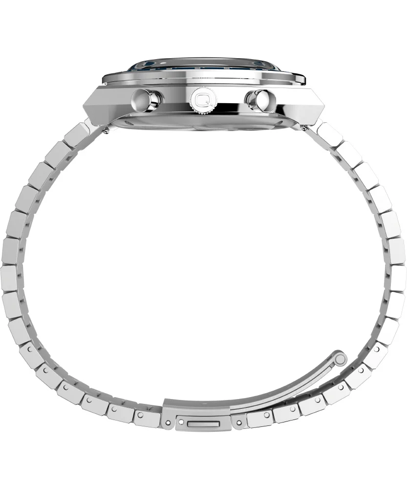 TIMEX TW2W51600 Q Diver Inspired Chrono 1-Year Warranty Blue Water Resistant Stylish Design - Image 2