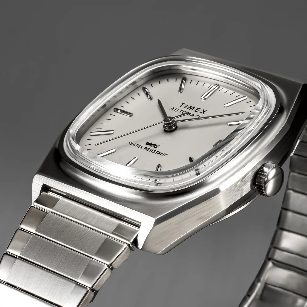 TIMEX TW2W70800 Reissue 1983 Automatic Silver Stainless Steel Water Resistant 1-Year Warranty - Image 11