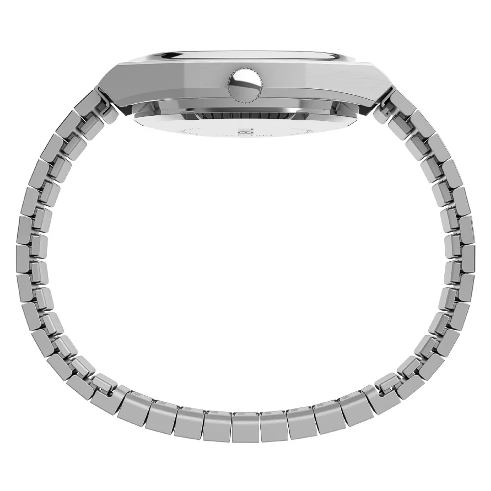 TIMEX TW2W70800 Reissue 1983 Automatic Silver Stainless Steel Water Resistant 1-Year Warranty - Image 6