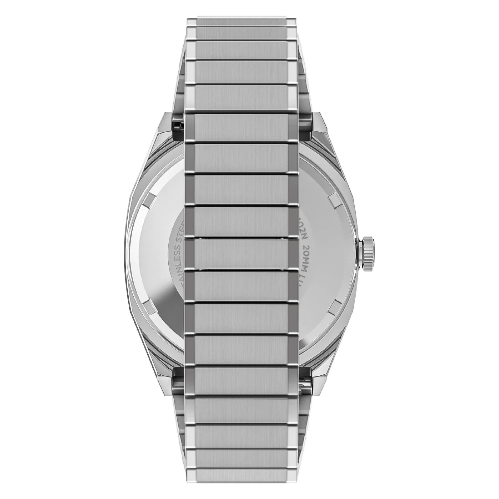 TIMEX TW2W70800 Reissue 1983 Automatic Silver Stainless Steel Water Resistant 1-Year Warranty - Image 9
