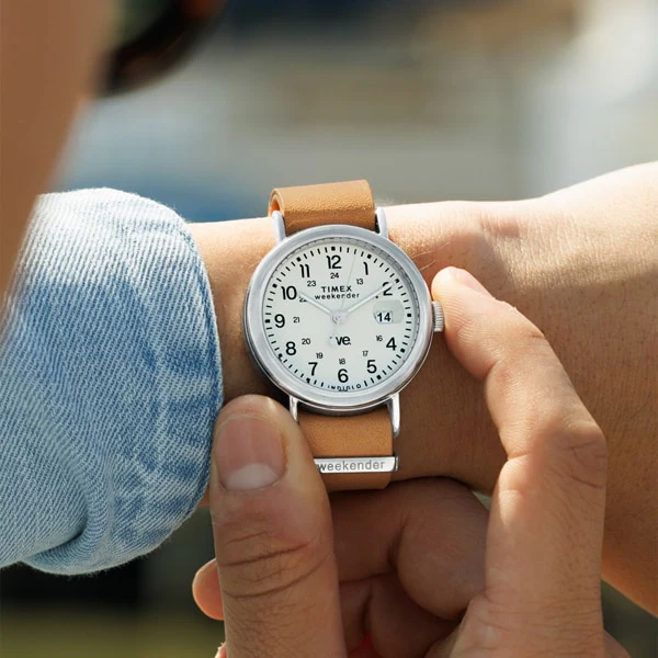 TIMEX TW2W86500 TIMEX Weekender 37mm Watch - 1-Year Warranty, Stylish White Design, Genuine Product - Image 6