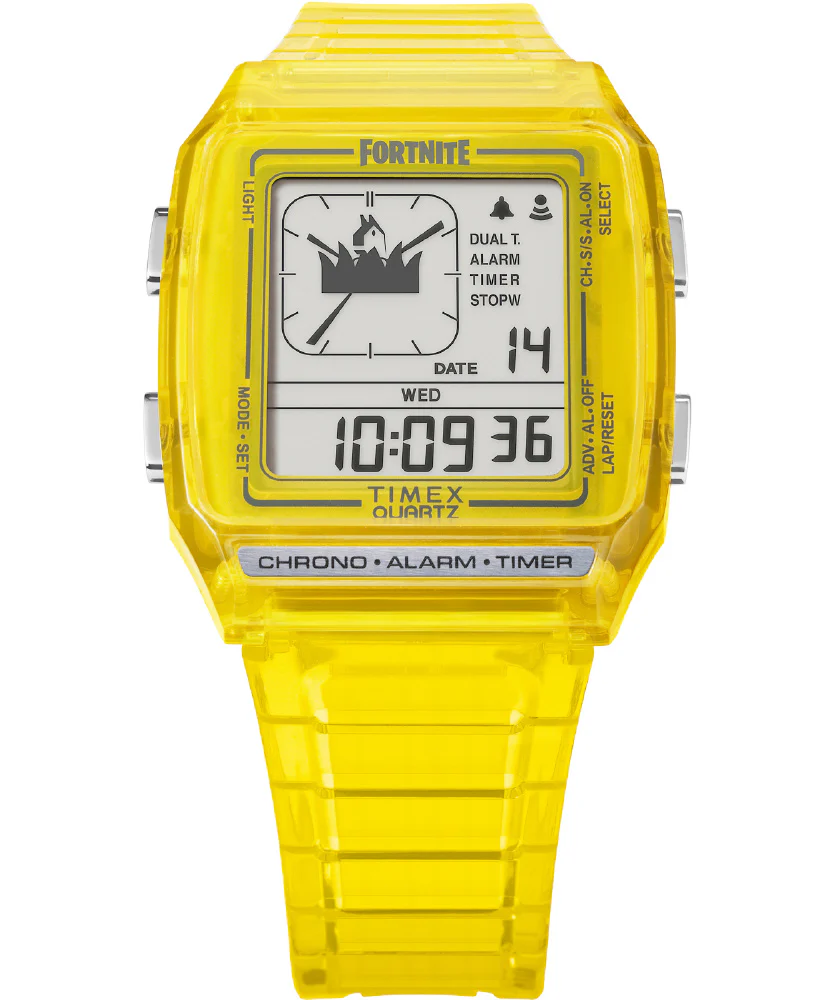TIMEX TW2W96600 Stylish Yellow Design Limited Edition Fortnite Collaboration Water Resistant 1-Year Warranty - Image 2