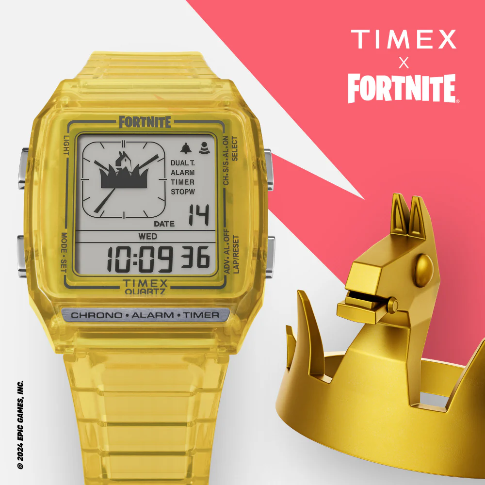 TIMEX TW2W96600 Stylish Yellow Design Limited Edition Fortnite Collaboration Water Resistant 1-Year Warranty - Image 7