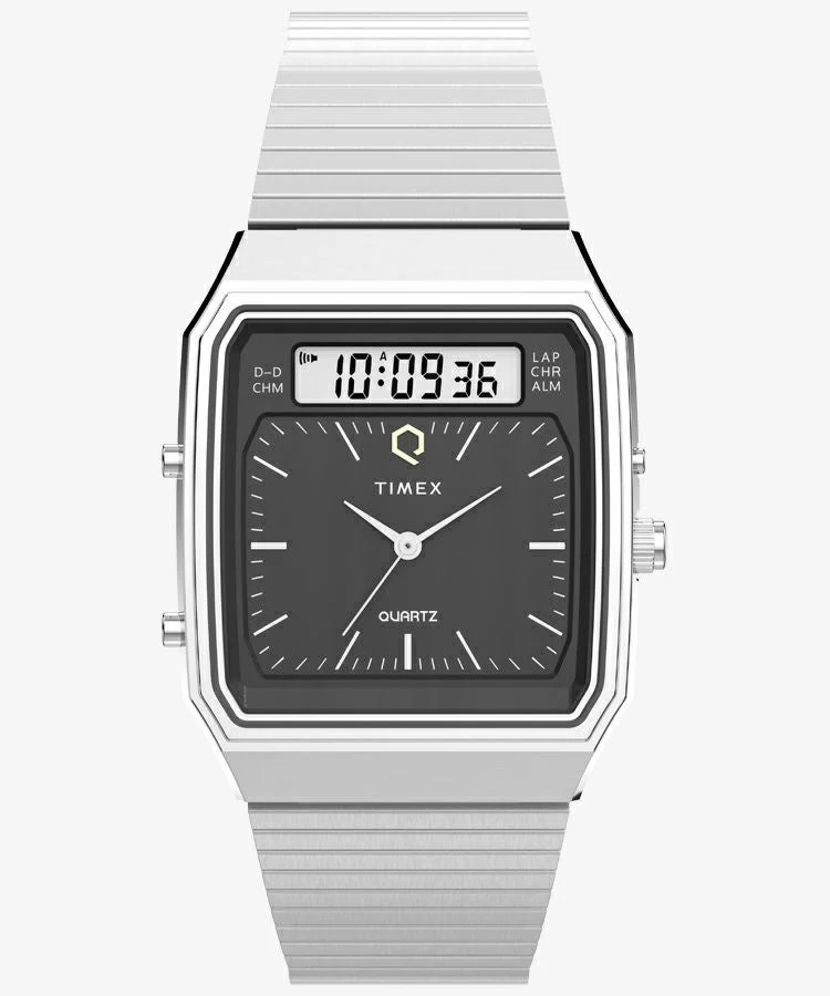 TIMEX Q Timex 1982 TW2Y05900 Analog-Digital Reissue Quartz Unisex Watch