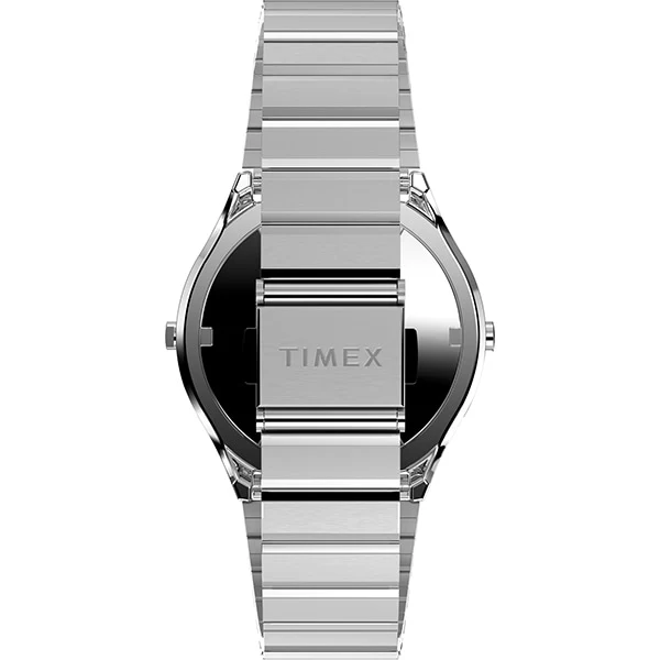 TIMEX TW2Y06100 SSQ Digital Reissue 1-Year Warranty Silver TIMEX - Genuine Product with Stylish Design and Durable Build - Image 3