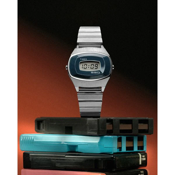 TIMEX TW2Y06100 SSQ Digital Reissue 1-Year Warranty Silver TIMEX - Genuine Product with Stylish Design and Durable Build - Image 7