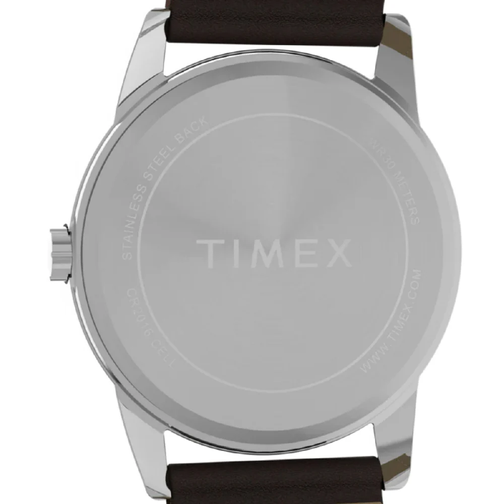 TIMEX TW2Y12600 Easy Reader Classic 1-Year Warranty White Silver Elegant Design Easy-to-Read Dial Stylish Everyday Wear - Image 3