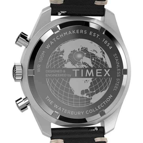 TIMEX TW2Y18600 Waterbury Traditional Chrono by TIMEX - 1-Year Warranty, Blue Dial, Model [Genuine Product] - Image 4