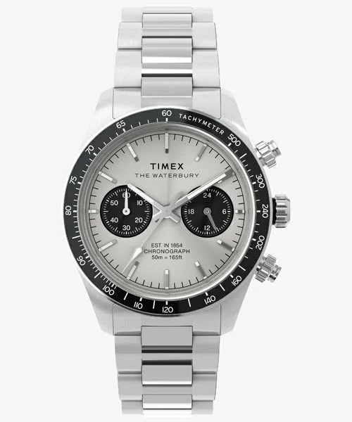 TIMEX Waterbury Heritage TW2Y19200 Chronograph Quartz Unisex Watch - Image 2