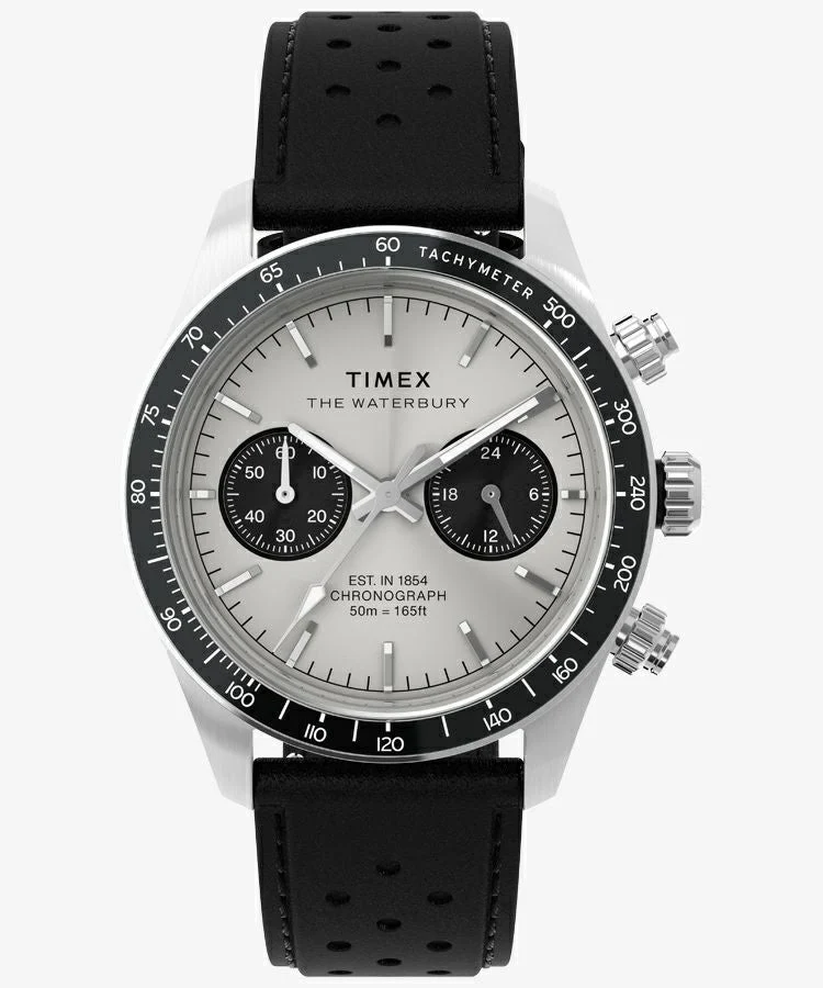 TIMEX Waterbury Heritage TW2Y19300 Quartz Unisex Chronograph Watch