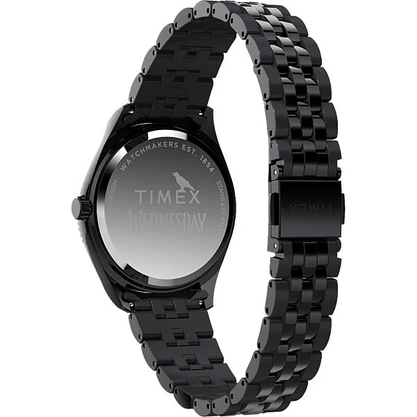 TIMEX TW2Y19600 Timex Wednesday Collaboration Legacy - 1-Year Warranty, Stylish Black Design, Genuine Product - Image 10