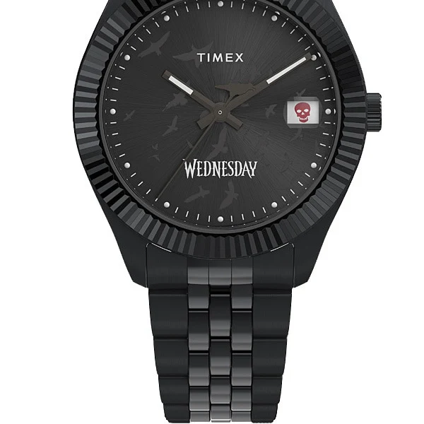 TIMEX TW2Y19600 Timex Wednesday Collaboration Legacy - 1-Year Warranty, Stylish Black Design, Genuine Product - Image 7