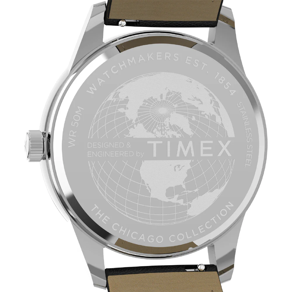 TIMEX TW2Y21600 "TIMEX Chicago Multi-Function Watch - 1-Year Warranty, Stylish Black Design [Genuine Product]" - Image 3