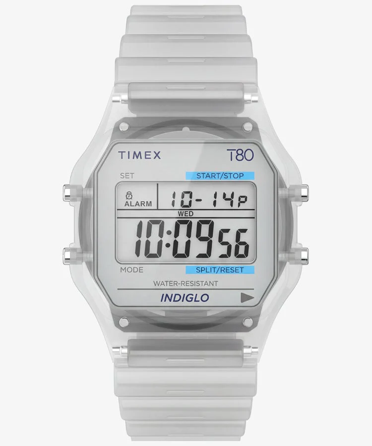 TIMEX T80 TW2Y36400 Translucent Quartz Unisex Watch