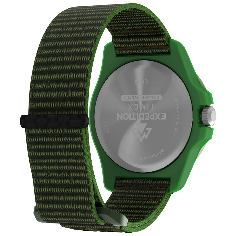 TIMEX TW2Y61400 Expedition Freedive Solar 1-Year Warranty Green Durable Water Resistant Eco-Friendly Solar Power - Image 4