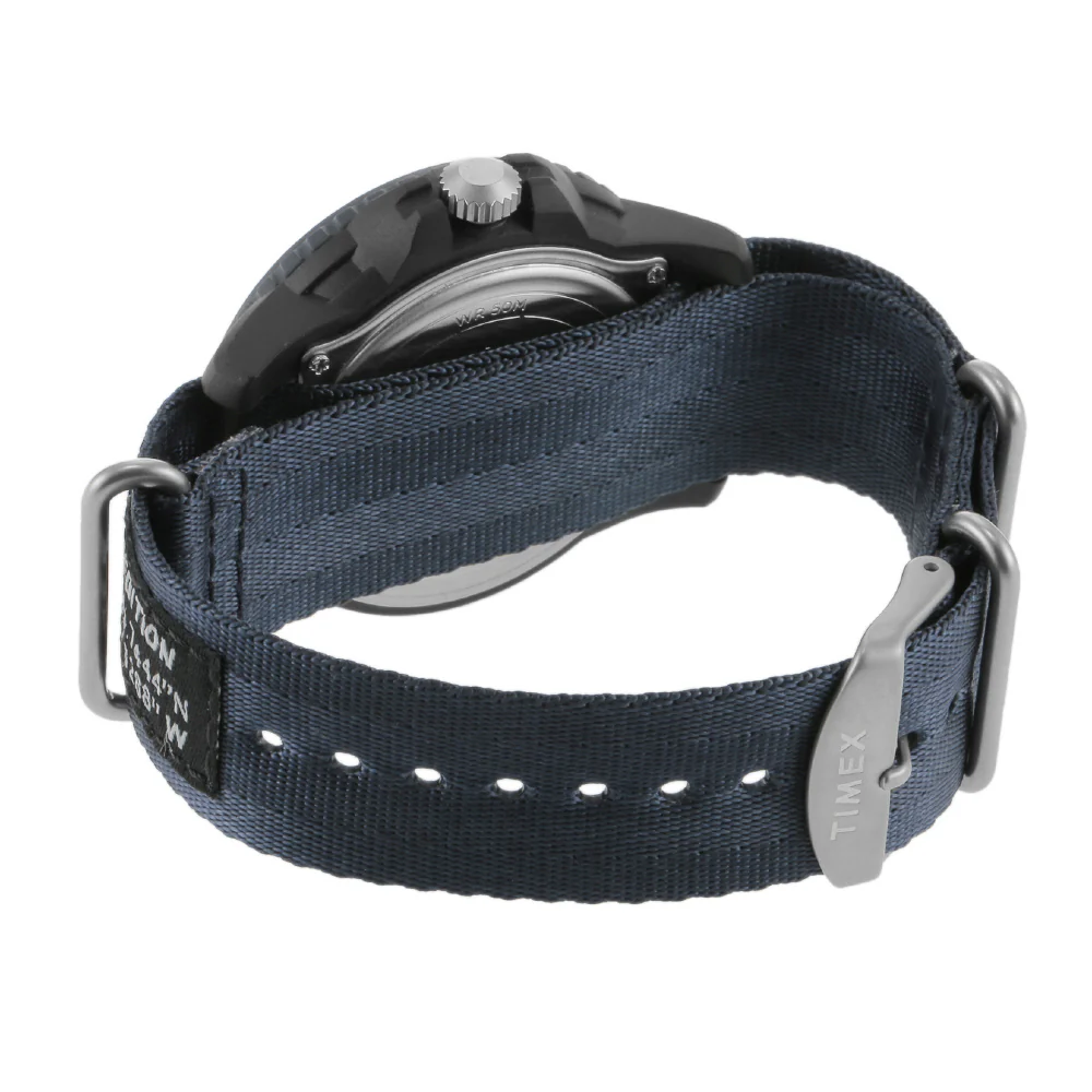 TIMEX TW4B14300 Expedition Gallatin Solar Eco-Friendly Blue Strap Water Resistant 1-Year Warranty Authentic - Image 4