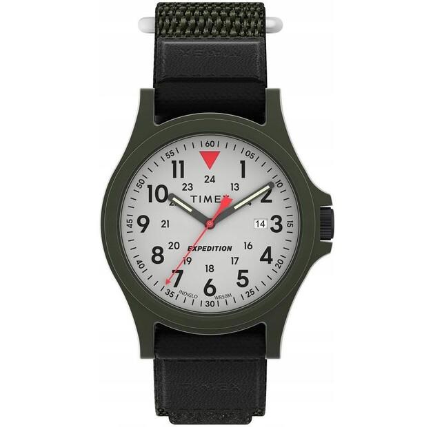 TIMEX TW4B29300 Timex Expedition Acadia Fast Wraps 1-Year Warranty - White Dial [Genuine Product] with Durable Design and Versatile Style