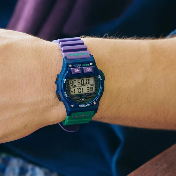 TIMEX TW5M54600 Timex Ironman 8 Lap - 1-Year Warranty, Green & Purple Sports Watch [Genuine Product] - Image 10