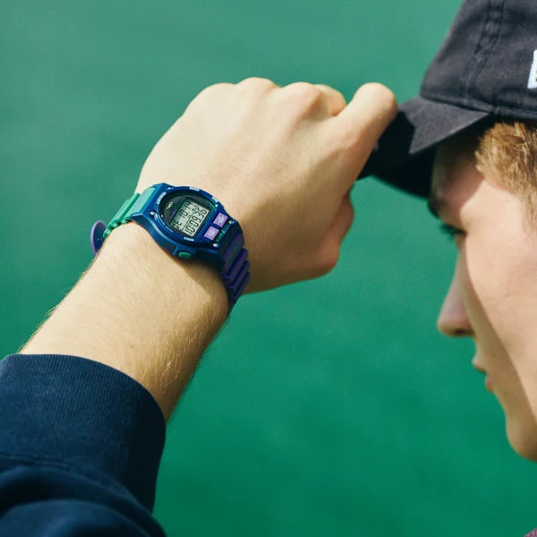 TIMEX TW5M54600 Timex Ironman 8 Lap - 1-Year Warranty, Green & Purple Sports Watch [Genuine Product] - Image 9