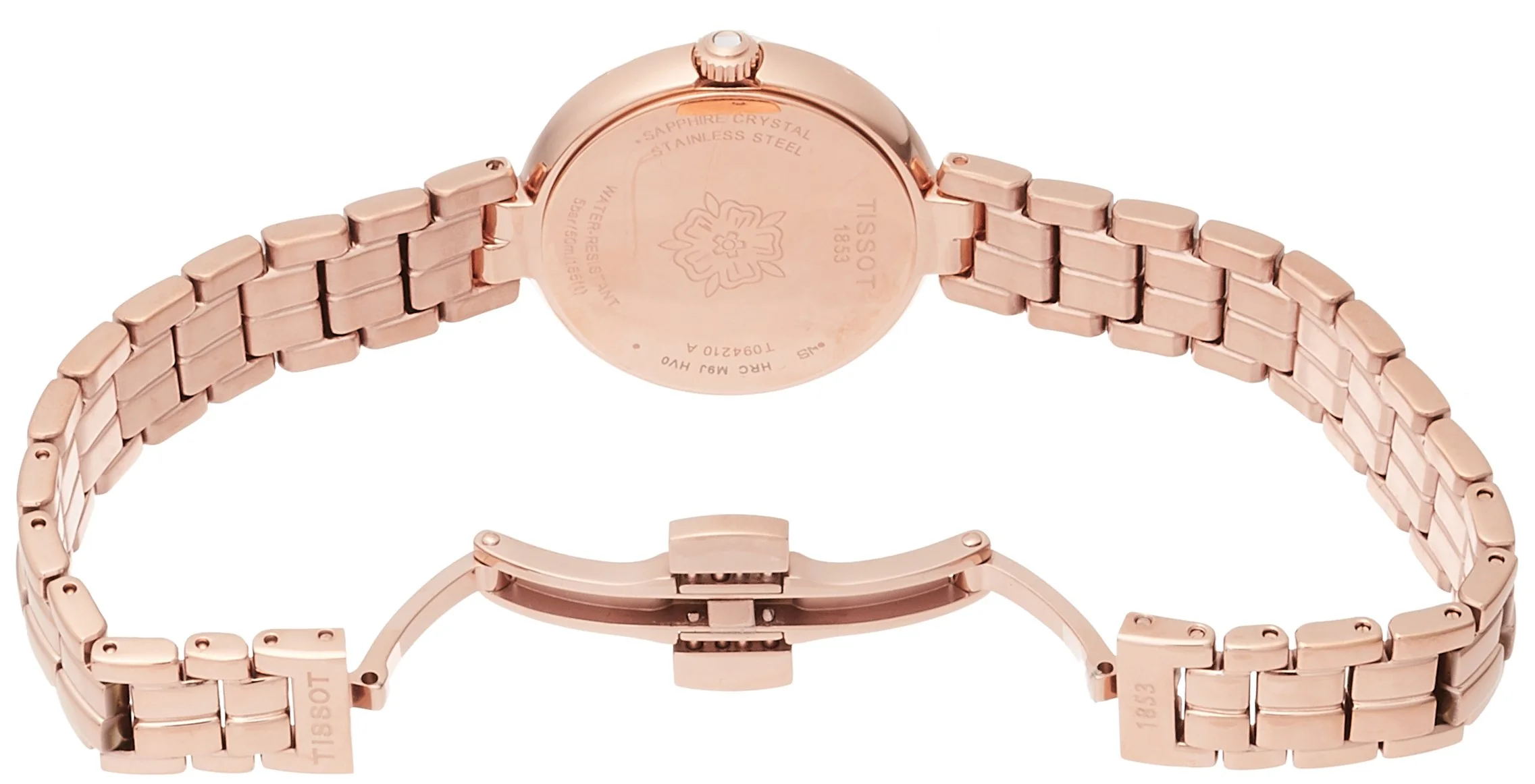 TISSOT Flamingo T094.210.33.111.01 Rose Gold Quartz Watch - Image 2