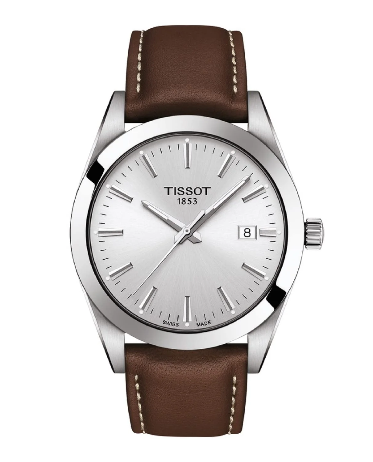 TISSOT Gentleman T127.410.16.031.00 Quartz Silver Dial Men's Watch