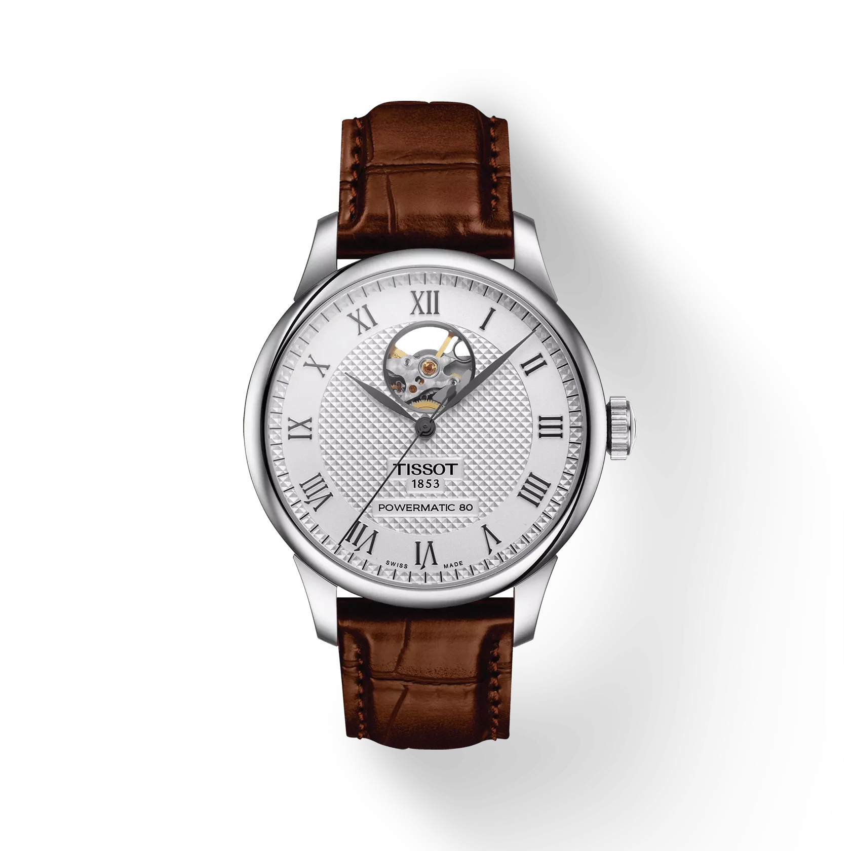 TISSOT T006.407.16.033.01 Swiss Automatic Stainless Steel Water Resistant Leather Strap - Image 2