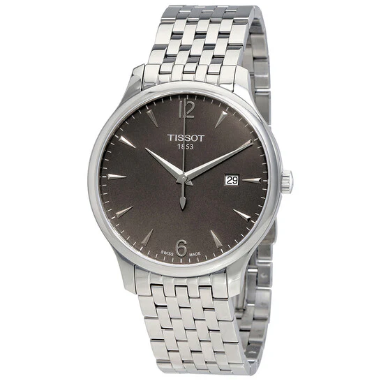 TISSOT T0636101106700 Tradition BK SS - Elegant Swiss Watch with Stainless Steel Design and Classic Features