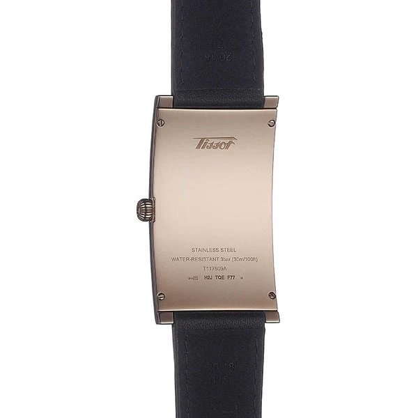 TISSOT T117.509.36.052.00 Heritage Banana Black PVD Calf Leather 2 Year Warranty Classic Design Men's Watch - Image 10