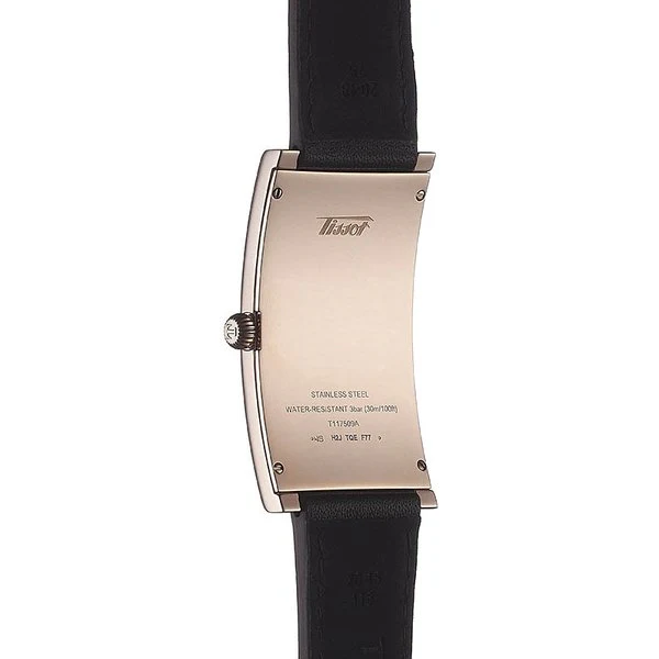 TISSOT T117.509.36.052.00 Heritage Banana Black PVD Calf Leather 2 Year Warranty Classic Design Men's Watch - Image 11