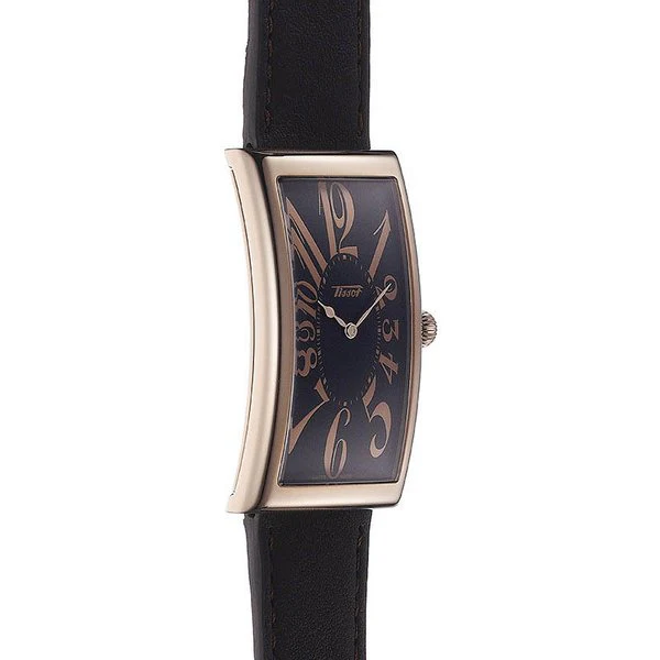 TISSOT T117.509.36.052.00 Heritage Banana Black PVD Calf Leather 2 Year Warranty Classic Design Men's Watch - Image 3