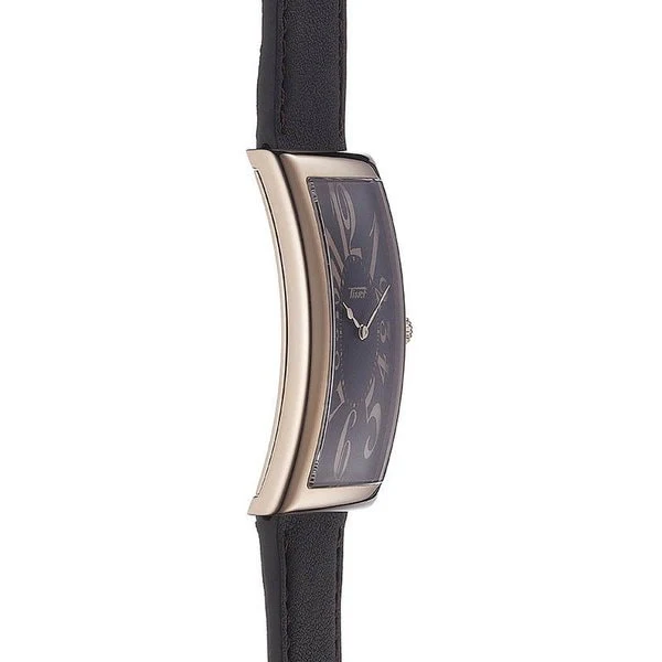 TISSOT T117.509.36.052.00 Heritage Banana Black PVD Calf Leather 2 Year Warranty Classic Design Men's Watch - Image 4