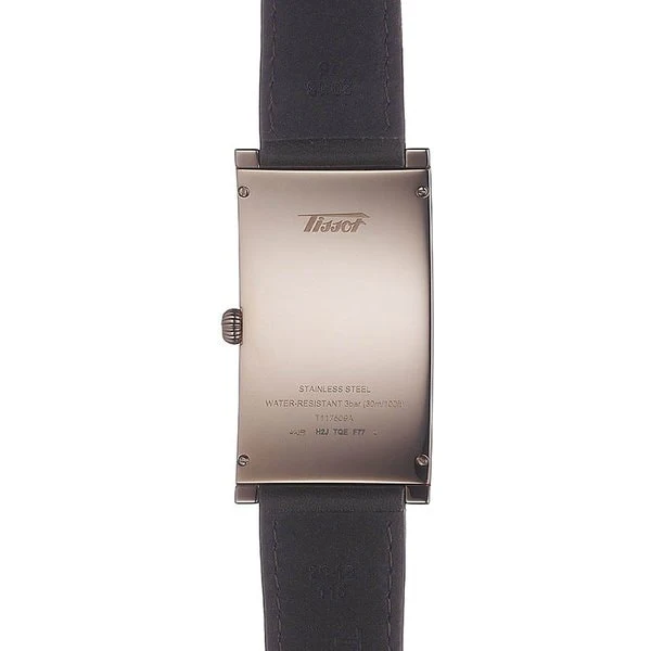 TISSOT T117.509.36.052.00 Heritage Banana Black PVD Calf Leather 2 Year Warranty Classic Design Men's Watch - Image 9